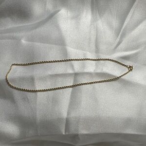 14K Rope Chain Anklet